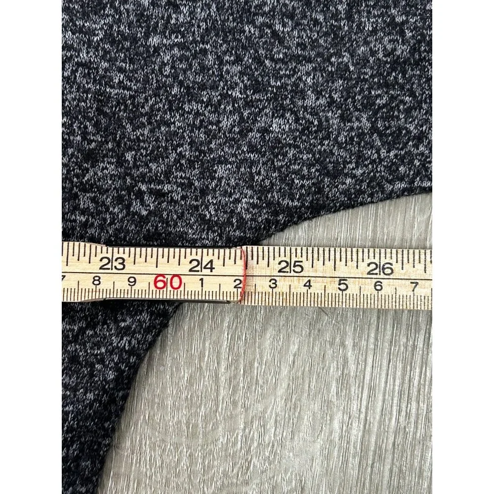 Open Front Cardigan Duster‎ Pockets Long Sleeve Knit Gray size XS